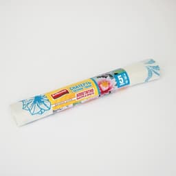 Скатерть без основы одноразовая двухсторонняя «Лилии», 110×180 см, рулон 5 шт., белая