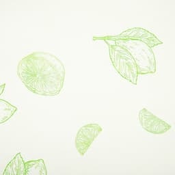 Скатерть без основы одноразовая «Лимоны», 110×150 см, белая