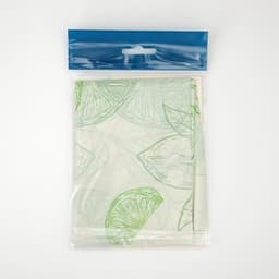 Скатерть без основы одноразовая «Лимоны», 110×150 см, белая