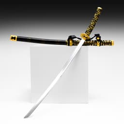 Макет оружия «Сувенирная катана. Ветер», чёрные ножны, золотистая обмотка, 102 см