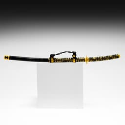 Макет оружия «Сувенирная катана. Ветер», чёрные ножны, золотистая обмотка, 102 см