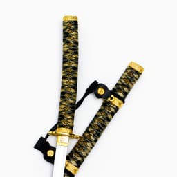 Макет оружия «Сувенирная катана. Ветер», чёрные ножны, золотистая обмотка, 102 см