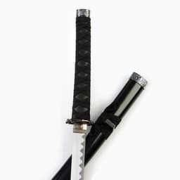 Макет оружия «Сувенирная катана на подставке. Хизока», 100 см, клинок 53 см, чёрная
