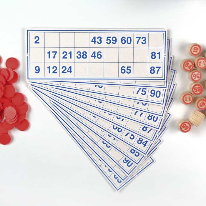 Русское лото деревянное Десятое Королевство «Русские узоры», 24 карточки, 100 фишек, 90 бочонков