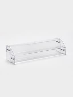 Подставка под лаки 2 этажа, 31×9×7.5 см, оргстекло 2 мм