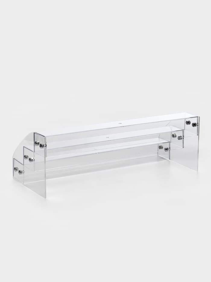 Подставка под лаки 3 этажа, 31×10.3×12.8 см, оргстекло 2 мм