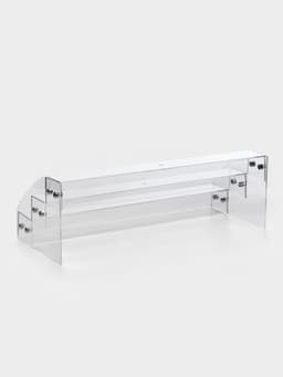 Подставка под лаки 3 этажа, 31×10.3×12.8 см, оргстекло 2 мм