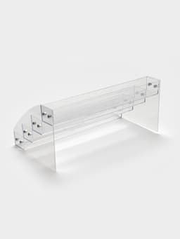 Подставка под лаки 4 этажа, 31.3×14.4×18.3 см, оргстекло 2 мм