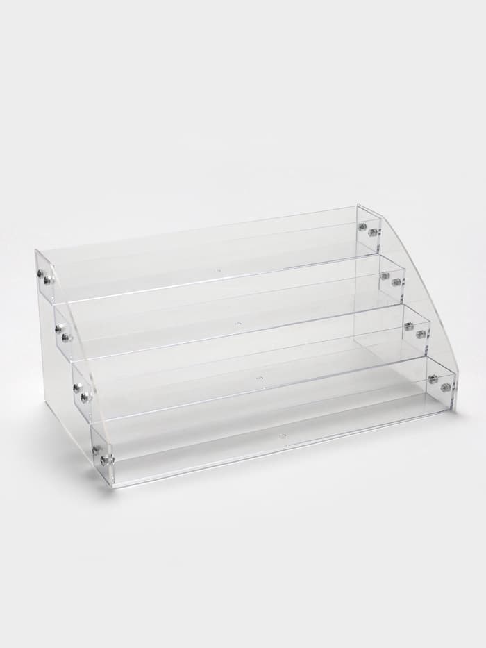 Подставка под лаки 4 этажа, 31.3×14.4×18.3 см, оргстекло 2 мм