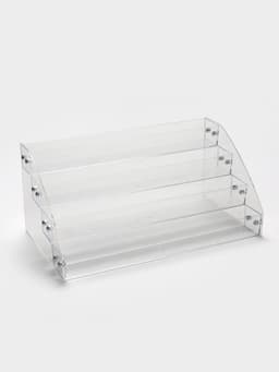 Подставка под лаки 4 этажа, 31.3×14.4×18.3 см, оргстекло 2 мм
