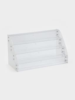 Подставка под лаки 4 этажа, 31.3×14.4×18.3 см, оргстекло 2 мм