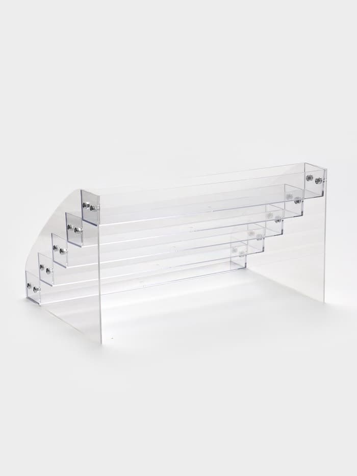 Подставка под лаки 5 этажей, 31.3×17.8×22.4 см, оргстекло 2 мм