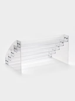 Подставка под лаки 5 этажей, 31.3×17.8×22.4 см, оргстекло 2 мм