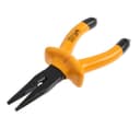 Длинногубцы диэлектрические ТУНДРА, изолирующие рукоятки из резины до 1000 В, 160 мм