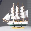 Сувенирная модель корабля «Мортан», борта белые, 33×31×5 см