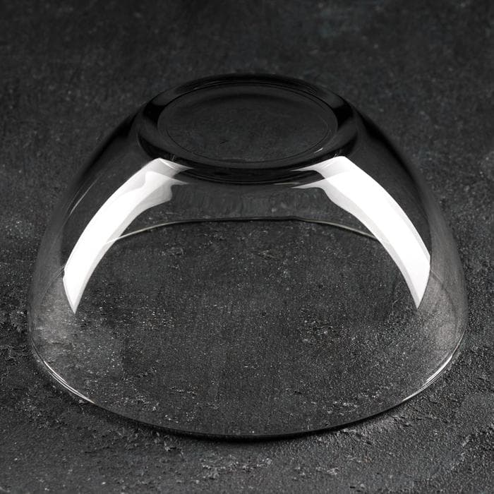 Салатник «Гладкий», 850 мл, d=16 см, стекло, прозрачный