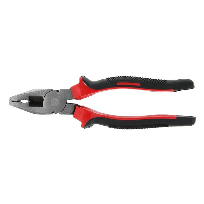 Плоскогубцы комбинированные ЛОМ, шлифованные, двухкомпонентные рукоятки, 200 мм