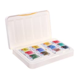 Акварель художественная в кюветах, 12 цветов × 2.5 мл, ЗХК «Белые ночи», пластиковая палитра