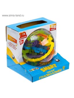 Шар-головоломка IQ-ZABIAKA «Лабиринтус», 158 уровней