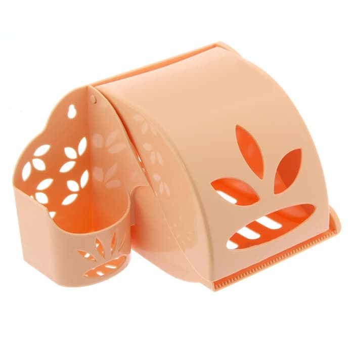 Держатель для туалетной бумаги и освежителя воздуха Альтернатива, пластик, 17.5×13×11.5 см, МИКС