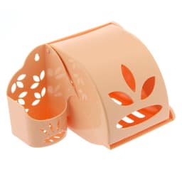 Держатель для туалетной бумаги и освежителя воздуха Альтернатива, пластик, 17.5×13×11.5 см, МИКС