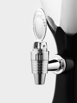 Башня пивная «Вавилон», 2 л, колба для льда, подсветка, батарейки Ag10, пластик, чёрная