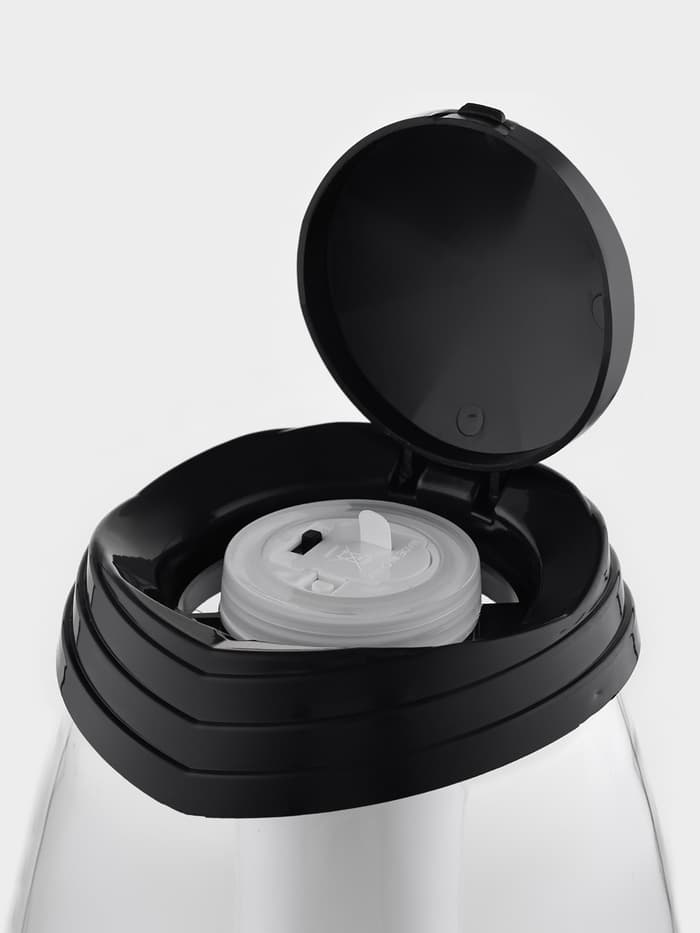 Башня пивная «Вавилон», 2 л, колба для льда, подсветка, батарейки Ag10, пластик, чёрная