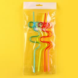 Трубочки для коктейля «Завитушка», набор 4 шт., МИКС