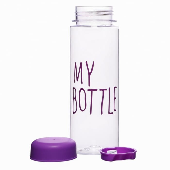 Бутылка для воды My bottle 500 мл, 19.5×6 см, цвет МИКС