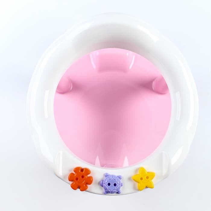 Стульчик для купания на присосках, розовый