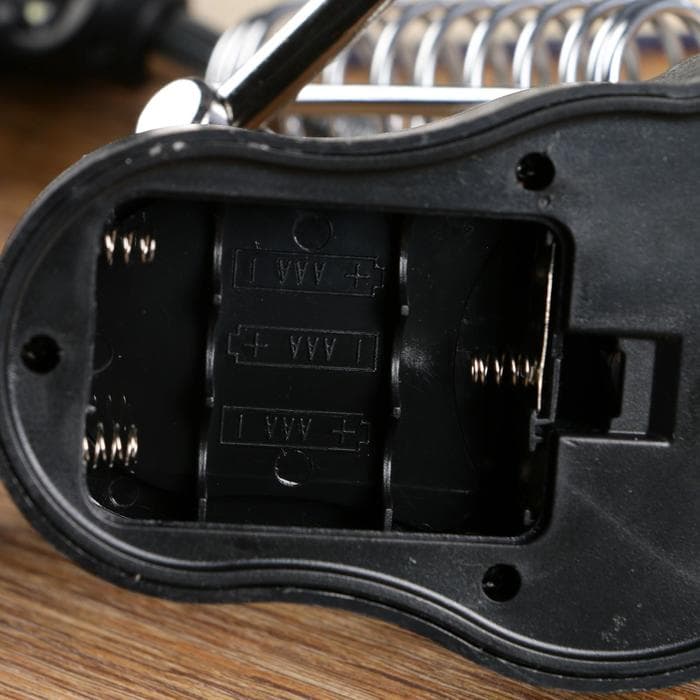 Третья рука для пайки 3.5×12х, d=65 мм, подсветка, 27×9 см