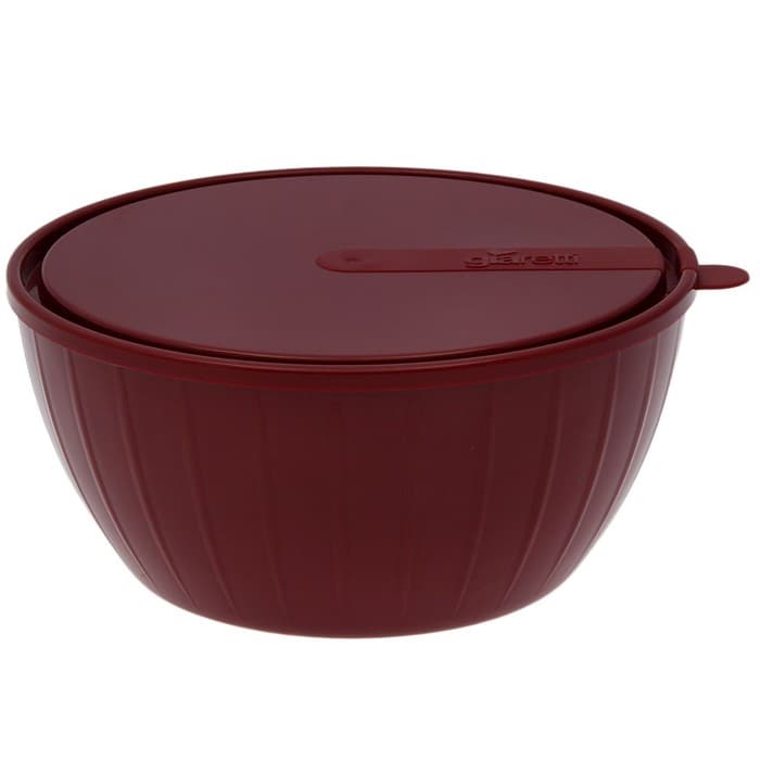 Салатник с крышкой Giaretti Fiesta, 2.8 л, пластик, МИКС