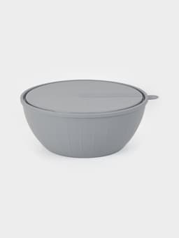 Салатник с крышкой Giaretti Vanilla, 5 л, пластик, МИКС