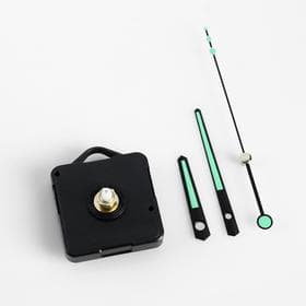 Часовой механизм со стрелками «Соломон-10», плавный ход, шток 16 мм, стрелки 52/73/88 мм, светящиеся