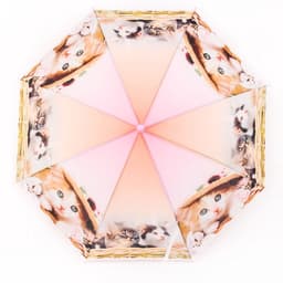 Зонт - трость детский «Зверюшки», полуавтоматический, 8 спиц, R=41/47 см, d=82 см, МИКС