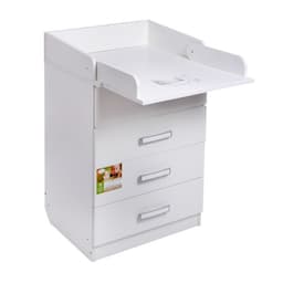 Комод детский пеленальный Фея 1560, 4 выдвижных ящика, цвет белый