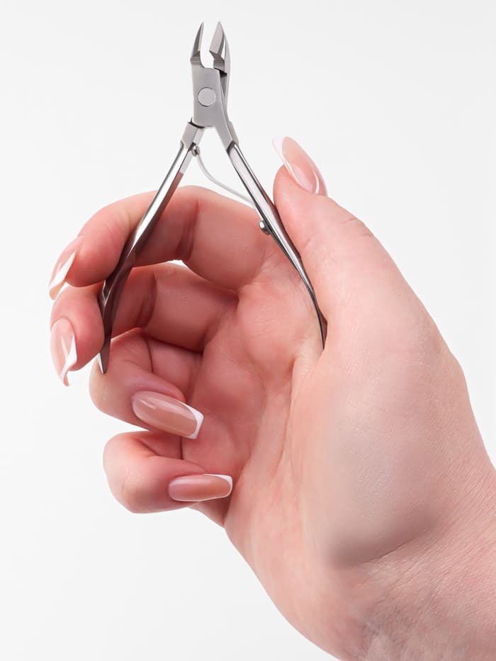 Кусачки маникюрные для кутикулы, 9.5 см, длина лезвия-10 мм, в чехле