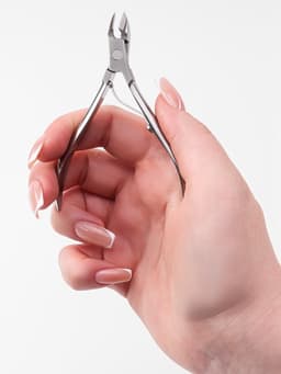 Кусачки маникюрные для кутикулы, 9.5 см, длина лезвия-10 мм, в чехле