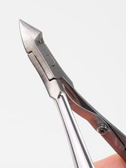 Кусачки маникюрные для кутикулы, 9.5 см, длина лезвия-10 мм, в чехле