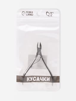 Кусачки маникюрные для кутикулы, 9.5 см, длина лезвия-10 мм, в чехле