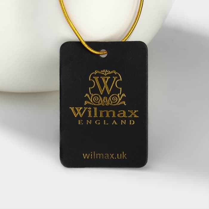 Сахарница с крышкой Wilmax, 210 мл, фарфор, белая