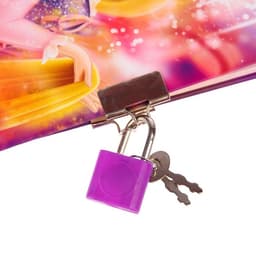 Записная книжка на замочке А6, «Мои секретики», 50 листов, Рапунцель