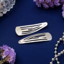 Основа для заколки, 4.5 см, серебро