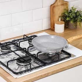 Защитное покрытие для газовых плит, 50×60 см, фольга, алюминий