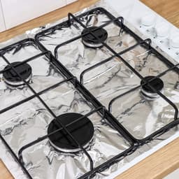 Защитное покрытие для газовых плит, 50×60 см, фольга, алюминий