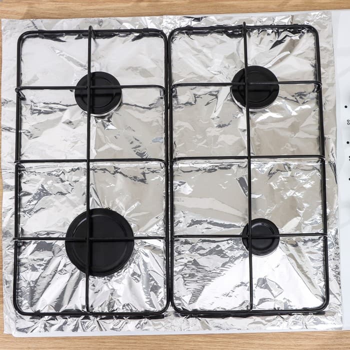 Защитное покрытие для газовых плит, 50×60 см, фольга, алюминий
