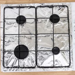 Защитное покрытие для газовых плит, 50×60 см, фольга, алюминий