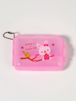 Таблетница с цепочкой, 9.5×6.5×3 см, 7 секций, МИКС