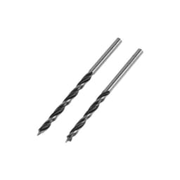 Сверло по дереву ТУНДРА, цилиндрический хвостовик, 3×60 мм, 2 шт.