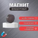 Магнит технический ферритовый (магнитит на обе стороны), 0.8×0.3 см
